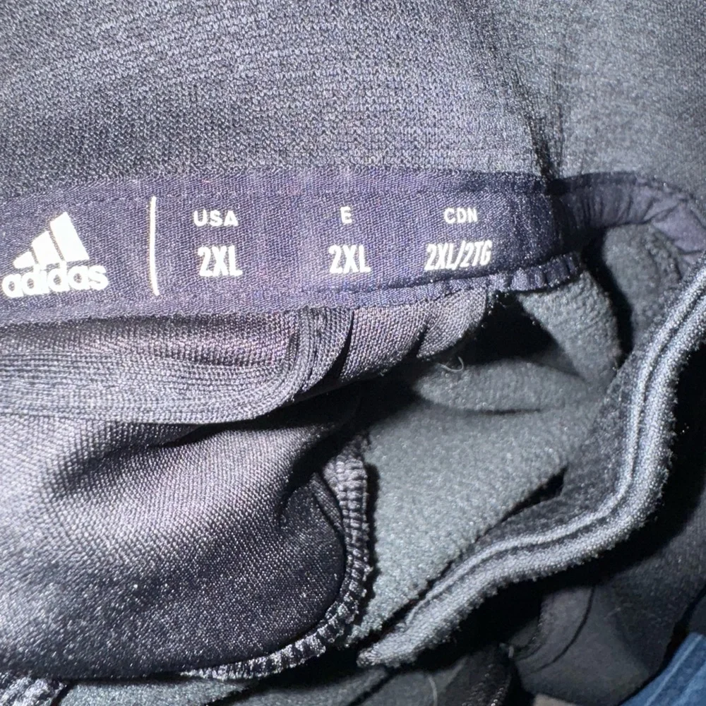 Adidas Men's Dark Gray Zip-Up Sweater